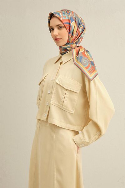 Armine Μισό καλούπι 9323-02 Φουλάρι Twill