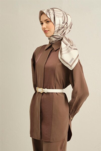 Armine Desenli Saf Ipek Sura Eşarp 9333- 82