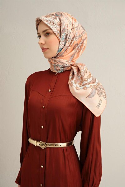 Armine Шарф з візерунком з чистого шовку твіл 9338- 55