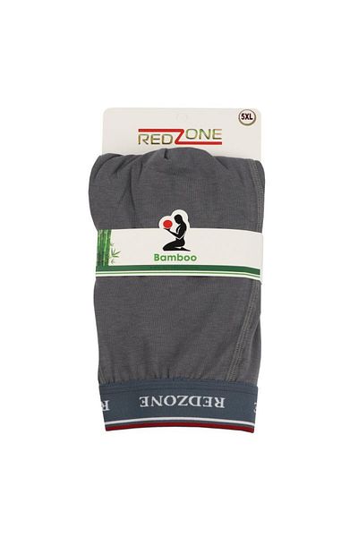 tambattal Μπόξερ μπαμπού Lycra Plus Size Γκρι