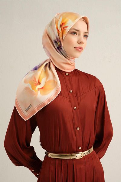 Armine Μαντίλι με μοτίβο 9305-34 Pure Silk Twill
