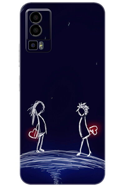 General Mobile GM 23 (G316) Uyumlu Kılıf Desen Baskılı Silikon Aşk Tasarım ST...