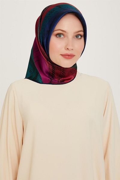Armine Twill Pure Silk Scarf 9236D 81