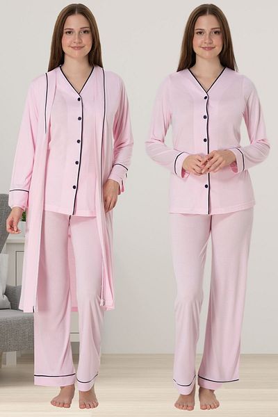ByLohusa Effortt Maternity Pajamas Set with Dressing Gown