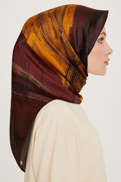 Armine Φουλάρι Twill Pure Silk 9236d 50