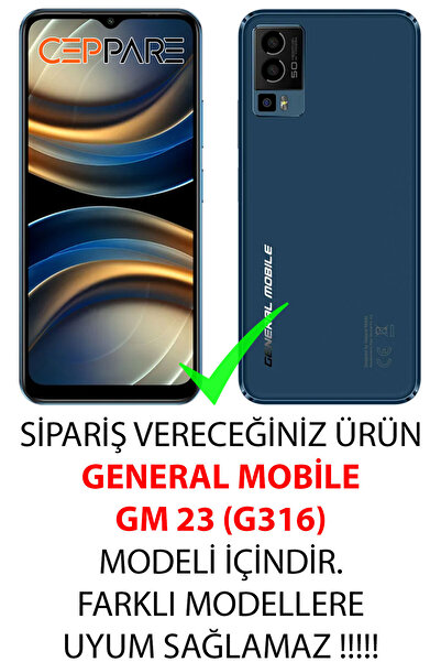 General Mobile GM 23 (G316) Uyumlu Kılıf Desen Baskılı Silikon Leopar Desen STK:743 CP-euGwIlA