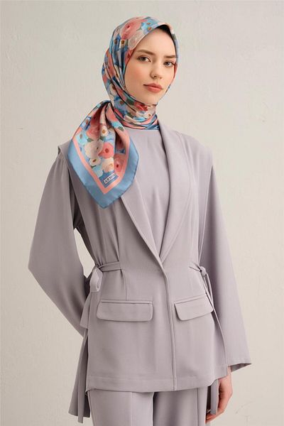 Armine Eșarfă Sura din mătase pură cu model (9300-02)