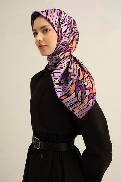 Armine Eșarfă Sura din mătase pură cu model - 9335-06
