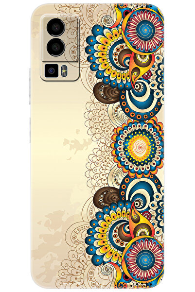 General Mobile GM 23 (G316) Uyumlu Kılıf Desen Baskılı Silikon Dekoratif Çiçe...