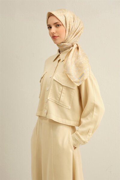 Armine 53 وشاح حريري منسوج 9304D