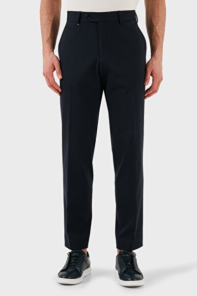 BOSS Streç Pamuklu Slim Fit Normal Bel Düz Paça Pantolon Erkek PANTOLON 50537...