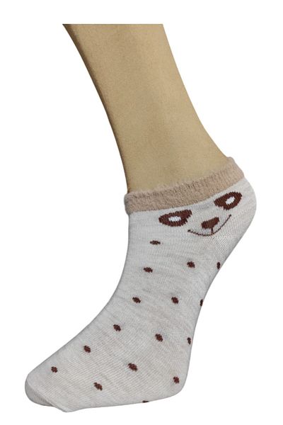 marufshop Дамски пухкави еластични ботуши с весели шарки, 3 броя