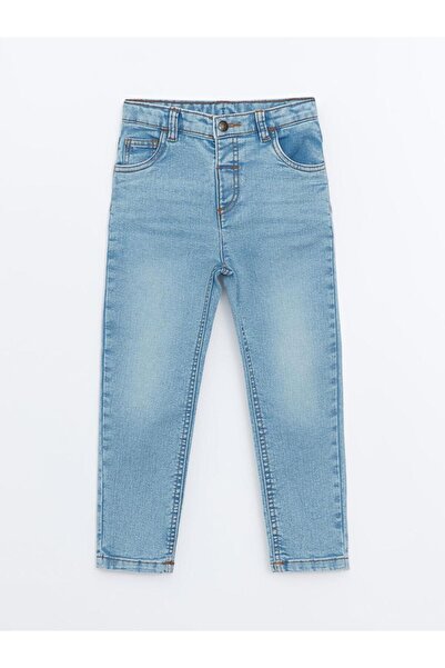 LC Waikiki LCW Детски дънкови панталони за мъже с еластична талия