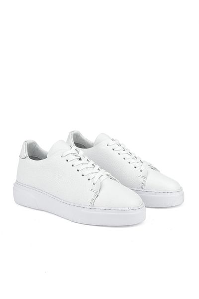 Ziya White Genuine Leather Sneaker for Men 151423 Z511