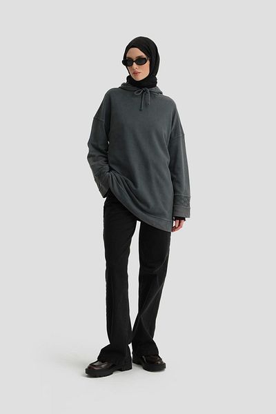 Armine Ανδρικά παπούτσια με εφέ πλύσης Sweat 24KD6804 Anthracite Model
