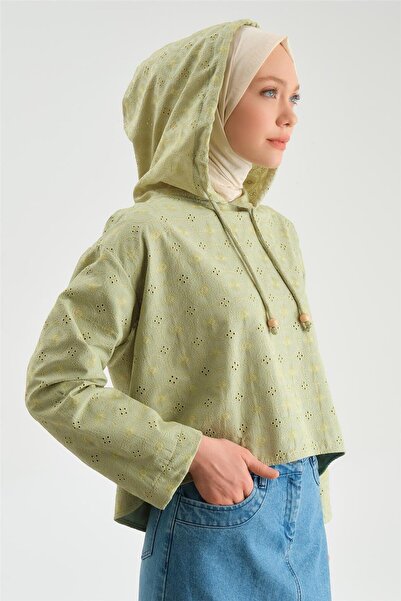 Armine Brode Sweat 23y3139 Çağla