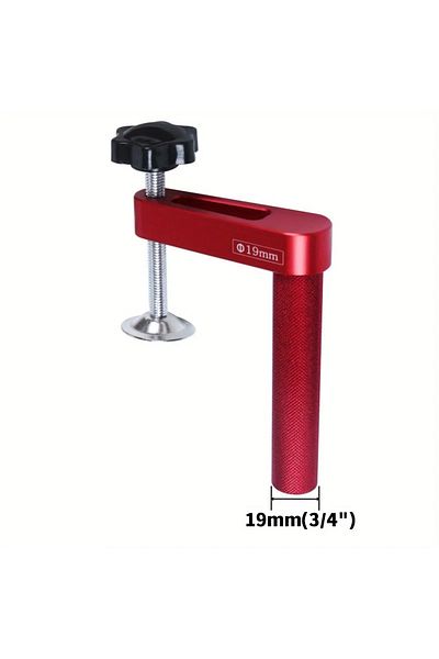 FNICEL 1Pc 19mm 1pc/2pcs Dog Hole Clamp 19mm / 20mm Woodworking Bench Stop Bench Dog Clamp Aluminum Alloy D