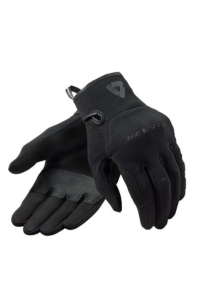 Revit Cool Black Summer Motorcycle Gloves