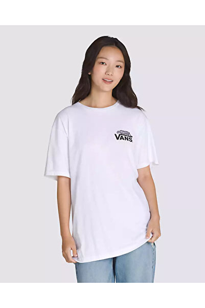 Vans Ανδρικό λευκό μπλουζάκι Sneaky Ss Vn000m3ywht1