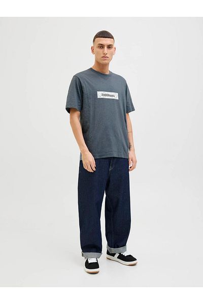 Jack & Jones Ανδρικό μπλουζάκι Jack Jones μεγάλου μεγέθους Atasit με πάγκο 12278577 -16