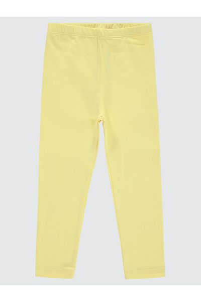 Civil Girls Girl's Leggings - Light Yellow 2-5 Years Old Electronic List