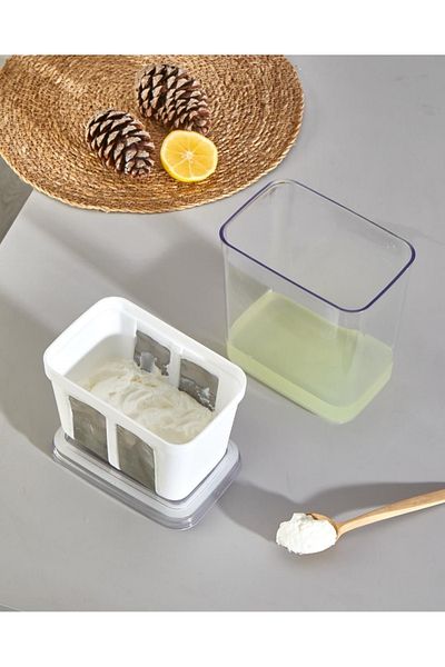Hayveys Yogurt Storage Container with Yogurt Filter Strainer Vacuum Lid