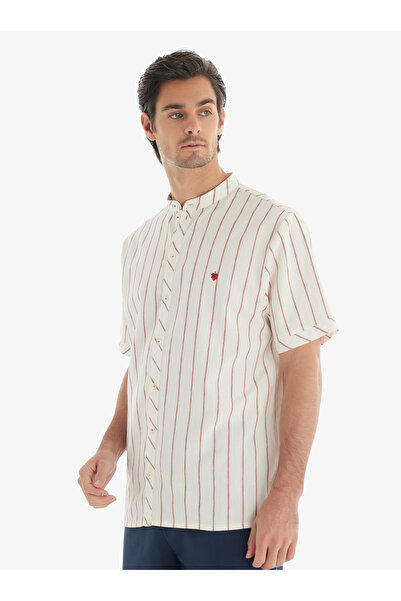 Blackspade Ανδρικό πουκάμισο 40720 - Βουργουνδία ριγέ