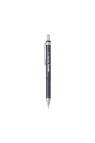 Rotring |   Tikky Retro Versatil Pen, 0.7 mm Nib, Metallic Gray, Ergonomic Grip