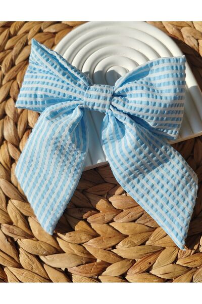 İLKYAZ Automatic Bow Buckle - Striped and Tailed Accessory