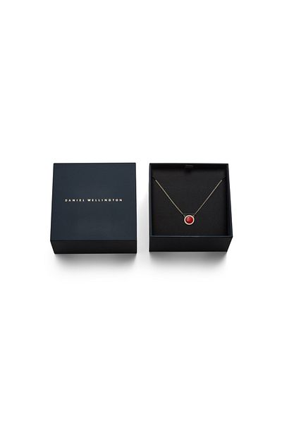 Daniel Wellington Audrey Red Agate Halskette Dw00401440