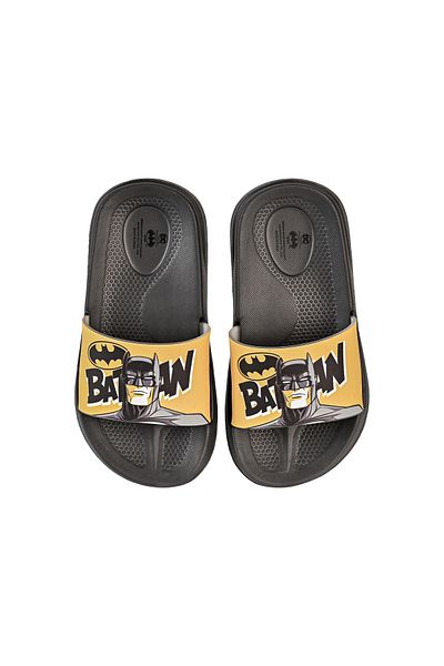 URBAN HAUL UrbanHaul Batman Patterned Non-Slip Sole Boys' Slider Suitable for Daily Use