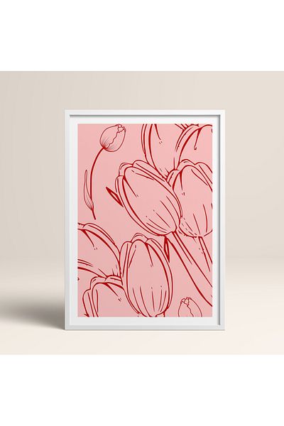 HOMEPACK Single Wooden Framed Painting One Piece Poster Painting Tk/871