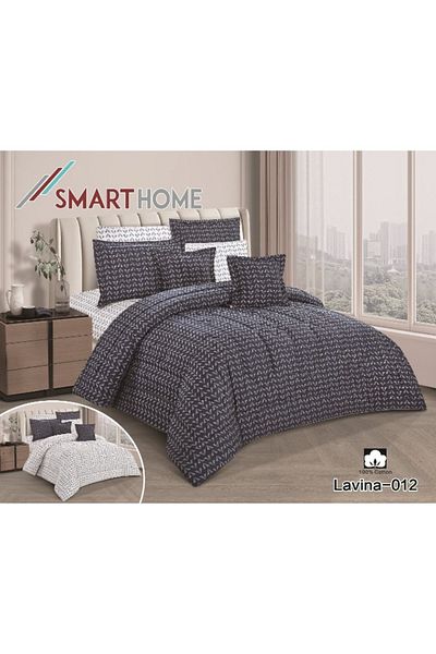 smart home Double-sided comforter set, 5-piece bed sheet, 5-piece comforter, 100% cotton, 180X230cm bed sheet