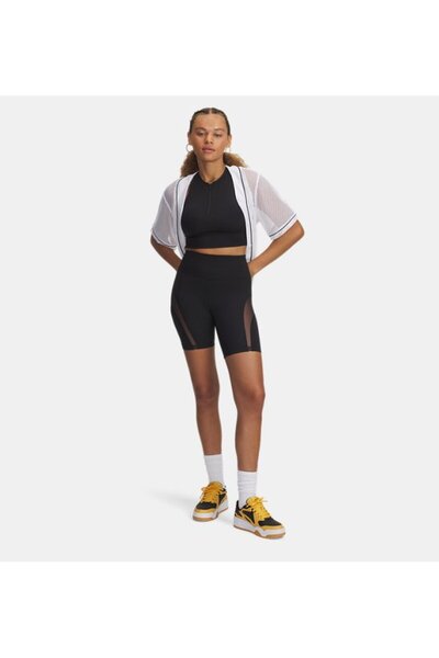 Under Armour Kadın UA Meridian Mesh 7 in Kısa Tayt 6000340-001