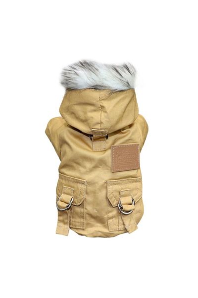 Choice L Khaki Winter Dog Clothes Puppy Pet Dog Coat Jacket For Small Medium Dog Thicken Warm Chihuahua Yor