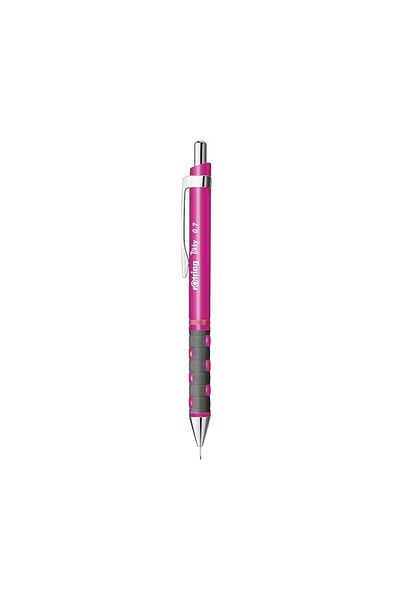 Rotring Tikky Versatil Pencil School Set - 0.7 mm Neon Pink Nib with Eraser and 12 Hubi
