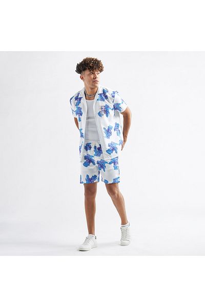 FAV Printed Satin Lounge Shorts