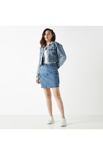 Lee Cooper Denim Mini Skirt