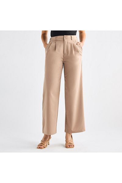 FAV Wide Leg Pants With Pockets