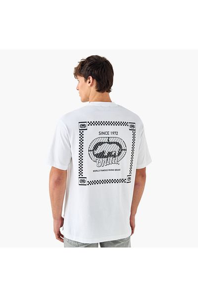 ECKO تي شيرت مطبوع برقبة دائرية وأكمام قصيرة من Unltd