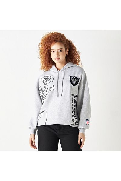 SP Characters Las Vegas Raiders Print Hoodie With Long Sleeves