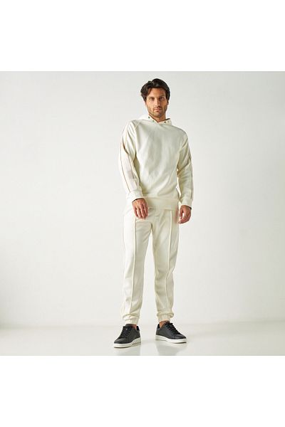 Iconic Textured Panel Detail Joggers With Elasticated Drawstring