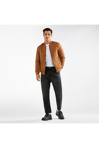 FAV Solid Jacket With Long Sleeves And Zip Closure