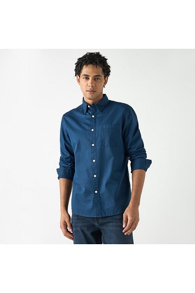 Lee Cooper قميص بقصّة عادية وأكمام طويلة وجيب