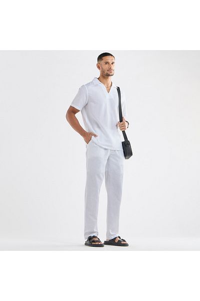 FAV Pants With Drawstring Closure And Pockets