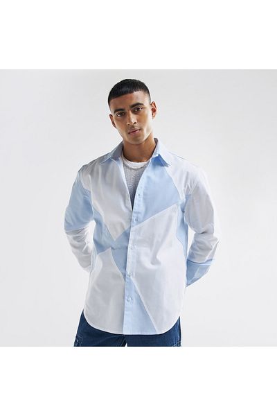 FAV Panelled Shirt With Long Sleeves
