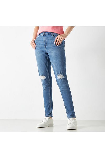 Lee Cooper Super Skinny Fit Distressed Jeans