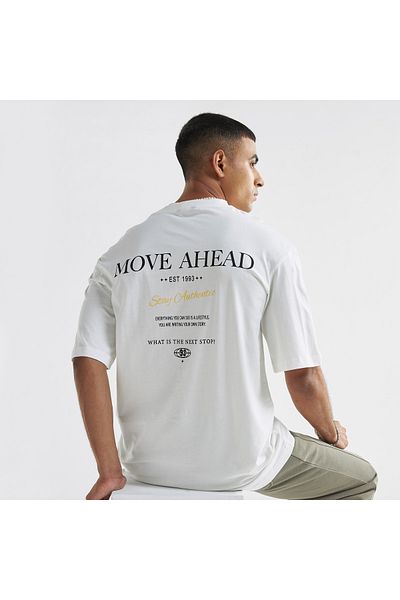FAV Typography Print T-shirt With Short Sleeves And Crew Neck