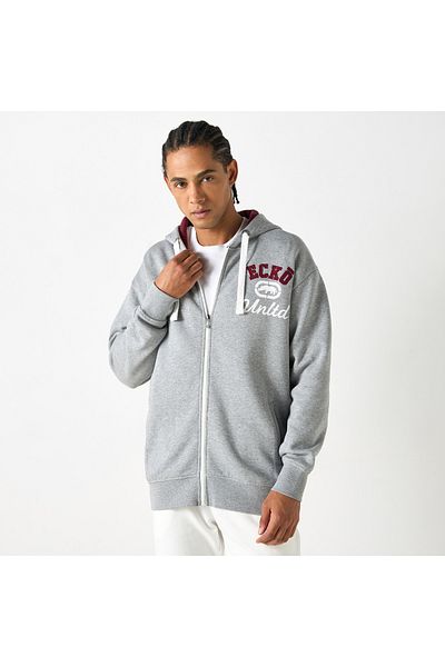 ECKO هودي بطبعة شعار وسحّاب مع جيوب