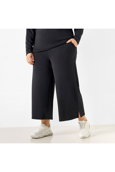 Ulla Popken Plus Size Relaxed Fit Pants With Pockets